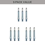 Target Darts Grip Style Aluminium Shaft - Pack of 9 | Blue, Short (34.8mm) | Professional Darts Accessories, 2BA Shaft Multipack with Rings, Dart Shaft Multipack, Dart Stems - Image 5
