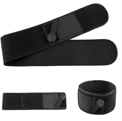 Universal Tactical Belly Band Holster for Concealed Carry, Multi-Function Belt for Running Jogging Hiking, Black