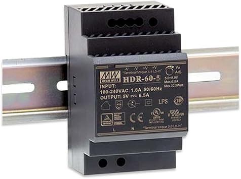 Mean Well HDR 60W 15V 4A Switching Power Supply, HDR-60-15
