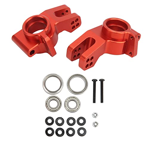 Support de moyeu arrière RC en alliage d'aluminium rouge