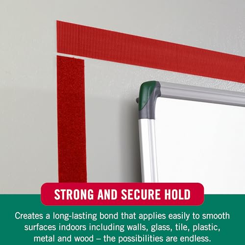 Image of VELCRO Brand Colors | Red Sticky Back Tape | 10ft Roll with Adhesive, Cut Strips to Length | Mount Classroom Decor, Create Seasonal Craft Projects | Organize Home or Office