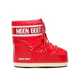Rojo Moon Boot Botas de Nieve Bajas de Nailon Icon para Mujer