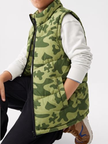 Image of Meikulo Boys Puffer Vest Zip Up Quilted Gilet Sleeveless Jackets