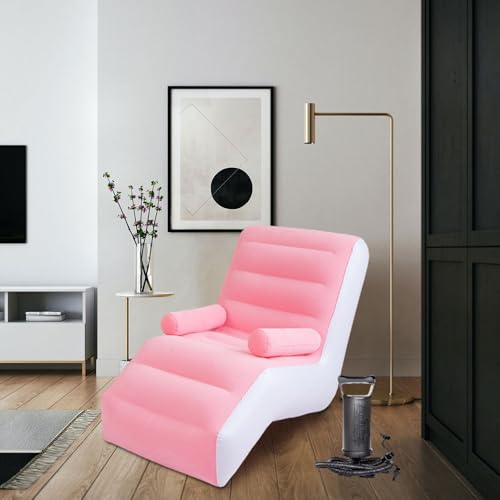 Fauteuil-canapé pliable extérieur rose : assise portable confortable et structure imperméable - 3