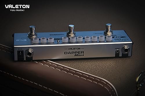 Valeton Dapper Mini Pédalier Multi Effet Guitare Électrique Compact
