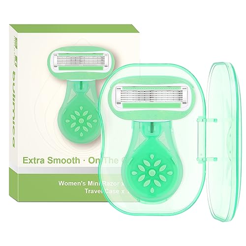Mini Travel Razors for Women Sensitive Skin, Extra Smooth Women Razor On The Go, Includes 1