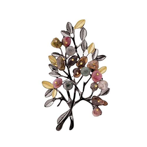 YouBella Jewellery Latest Stylish Crystal Unisex Leaf Brooch for Wedding/Party for Women/Girls/Men (Silver) (B08HL6R19Z) Amazon Price History, Amazon Price Tracker