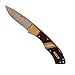 Old Timer 29OT Mountain Beaver Sr. 7.7in S.S. Traditional Lockback Folding Knife with 3.2in Clip Point Blade and Wood Handle for Outdoor, Hunting, Camping and EDC