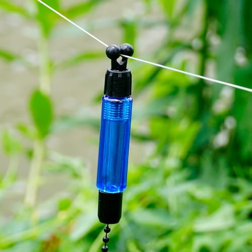 Hirisi Tackle Swinger für Karpfenangeln, Angeln, mit Bissanzeiger, rot, gelb, blau, grün, 4 Stück, Multiple