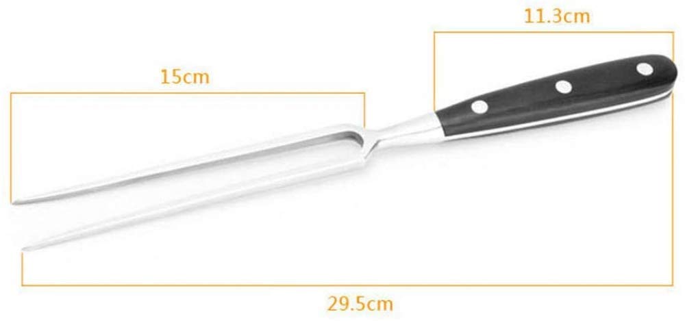 Tenedor de Barbacoa Profesional, Tenedor, Acero Inoxidable, diseñado para agarrar con firmeza Carne y Aves, Conveniente y Conveniente, 2 Piezas