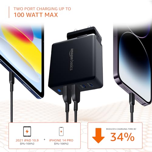 Amazon Basics 100W GaN Charger - View 6