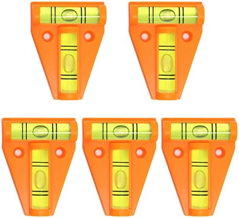 5Pack T Level Bubble Level, RV T Level Bubble Levels Cross Check Bubble Two ways Multipurpose Spirit T-type Level for RVs, Camper, Furniture, Trailers, Tripods, Camera Equipment
