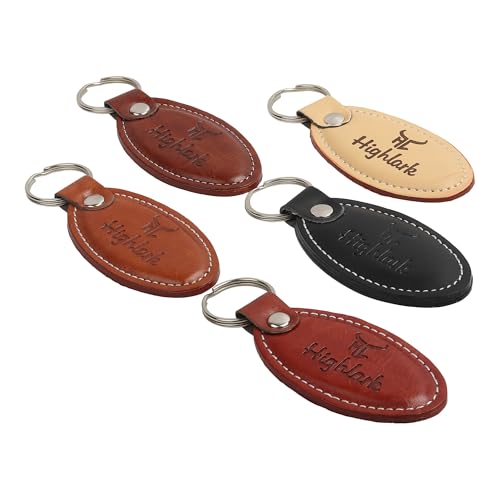 Image of Signature Leather Finish Keychain for Men & Women | Durable Metal Key Holder for Car and Bike Keys | Elegant Everyday Accessory