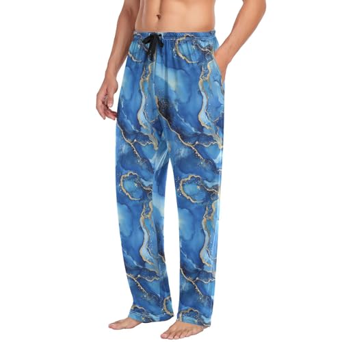 Blue Marble Men’s Pajama Bottoms Comfortable Relax Fit Lounge Pants4