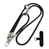 Sicrubious Phone Lanyard 2-in-1 Mobile Phone Strap Adjustable and Detachable Neck Versatile Outdoor Crossbody Card Holder Compatible with All Cases(Color4)