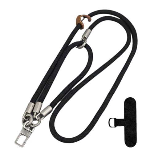 Sicrubious Phone Lanyard 2-in-1 Mobile Phone Strap Adjustable and Detachable Neck Versatile Outdoor Crossbody Card Holder Compatible with All Cases(Color4)