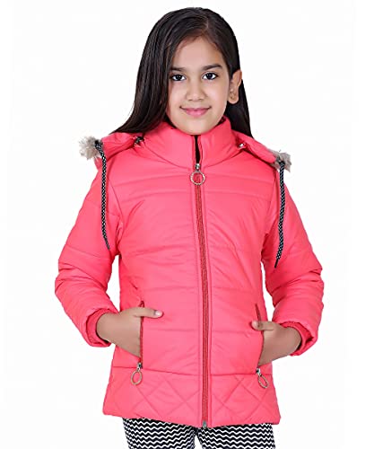 Image of Brazo Full Sleeve Solid Winter Wear Jacket for Girls