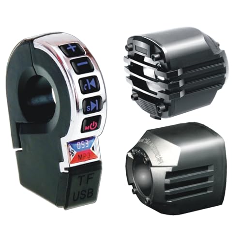 Haut-parleurs Moto | Audio Sans Fil avec Recharge de Téléphone - Barre De Son Moto Étanche - pour Bicyclette, Scooter, Voiture, Cyclisme, Automobile et Adulte