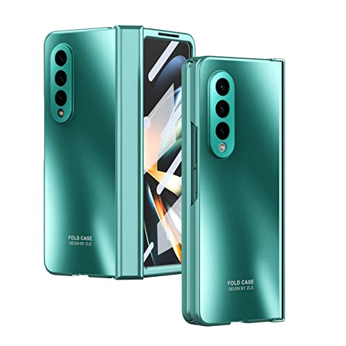 Coque Intégrale Samsung Galaxy Z Fold 3 Vert en Placage Givré Anti-Choc