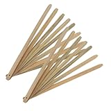 LIFKOME 15 Pezzi Manico Ventaglio in Bambù Naturale Struttura Robusta e Leggera per Fai da Te Stecche per Ventaglio da Dipingere per Creazioni Artigianali e Decorazioni Orientali