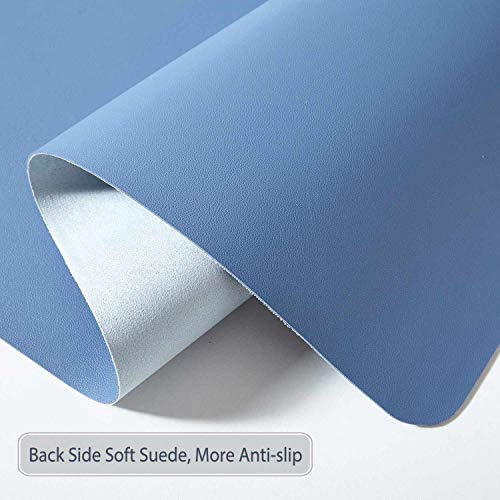 Image of Desk Pad XX-Large, DOBAOJIA Office Desk Mat, Desk Cover Mat, Laptop Mat for Desk, Extended Mouse Mat, Large Mouse Pad for Office /Home, PU Leather +Suede Non-Slip 31.5 inch x 15.8 inch / 80 x 40cm