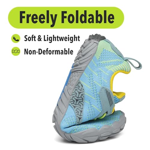Image of SAGUARO Womens Mens Barefoot Shoes Minimalist Trail Runner Wide Toe Box Zero Drop Outdoor Cross Training Shoe