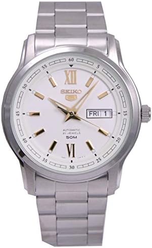 SEIKO 5 Automatic White Dial Men's Watch SNKP15K1