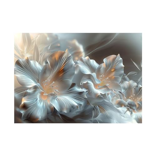 Cuadro floral de pared 60x80cm GFDJKHT de gran formato para embellecer un dormitorio elegante
