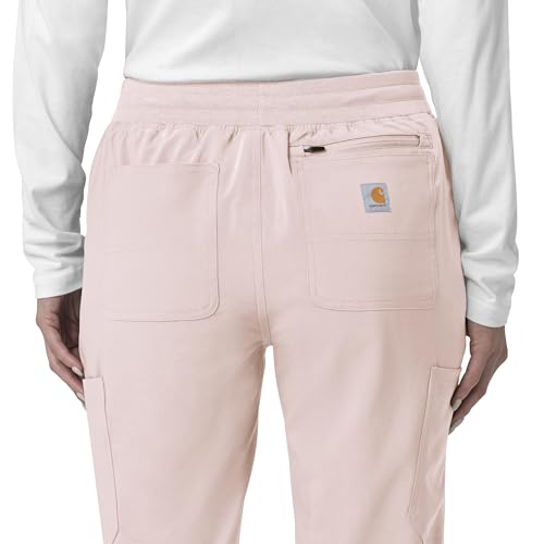 Carhartt Force Cross-Flex Women's Cargo Jogger Scrub Pant, Soft Rose - image 5