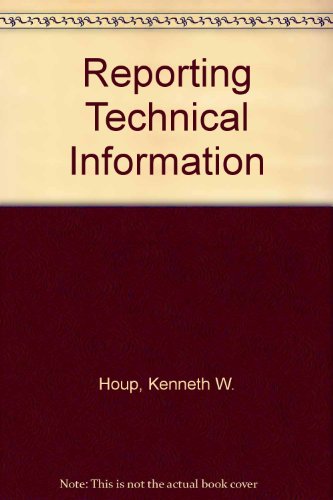 Reporting technical information 0024749206 Book Cover