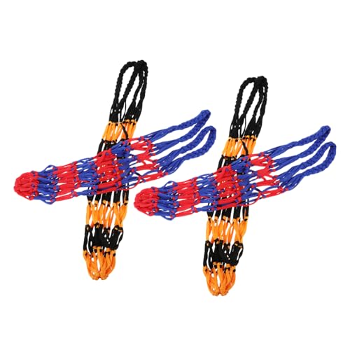 ifundom Basketball Storage Net Bag Nylon Carrying Case for Basketball Football Soccer Volleyball Large Capacity Accessory Bag