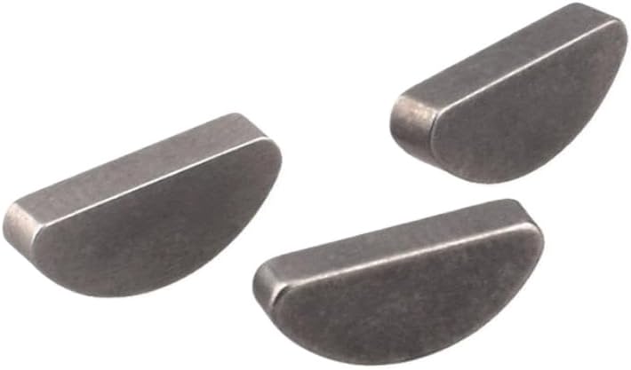 3PCS Woodruff Key 90280-04M00 90280-04M00-00 Compatible with 2 Stroke 40HP Boat Motor Engine