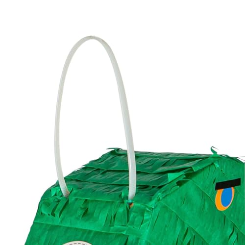 Fax Potato Rex the Dinosaur Pinata, Rainbow Buster Stick and Blindfold Set (W40 x D13 x H55cm) Fill Your Own Kids Large Party Supplies Themed Birthday Accessory Fun Decoration Pinata for Kids Parties