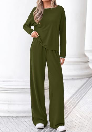 KIRUNDO 2 Piece Matching Lounge Sets for Women Fall Outfits - image 7