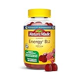 Nature Made Vitamin B12 Gummies 1000 mcg per serving, Dietary Supplement for Energy Metabolism Support, B12 Vitamins, 80 Gummy Vitamins, 40 Day Supply