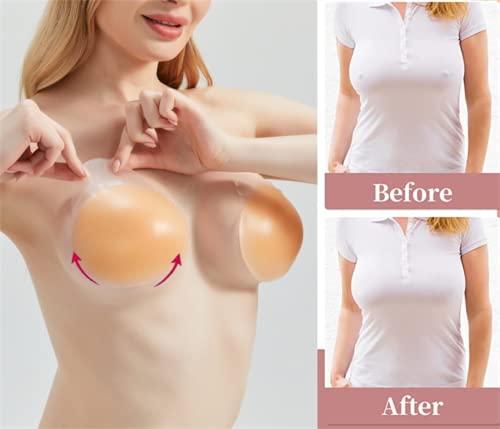 Push Up Nipple Covers Breast Lift Tape Reusable Silicone Bra Pasties Petals Strapless Adhesive Bras For Women Nude #TOP4