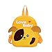Boys And Girls Childrens Schoolbag Fashion Childrens Backpack Cute Cartoon Animal Backpack Kids Bag Set Drawstring Bags for Kids Bulk (Yellow, One Size)