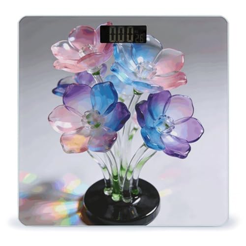 Báscula Digital de Vidrio Templado para Baño 400 Lbs miniatura 1