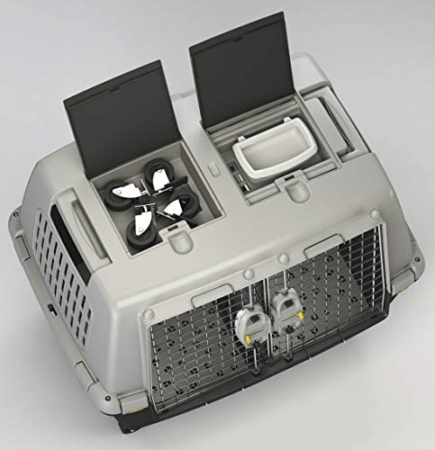 Kerbl 81340 Gulliver Touring IATA Transportbox, 80 x 58 x 62 cm, grau