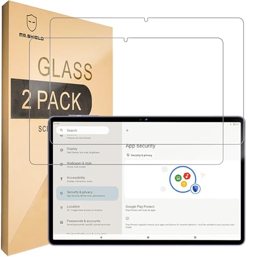 Mr.Shield Protector de Pantalla para SKYEGG Tablets K15 11 Inch Cristal Vidrio Templado [2 Piezas] [9H Dureza] Anti Arañazos