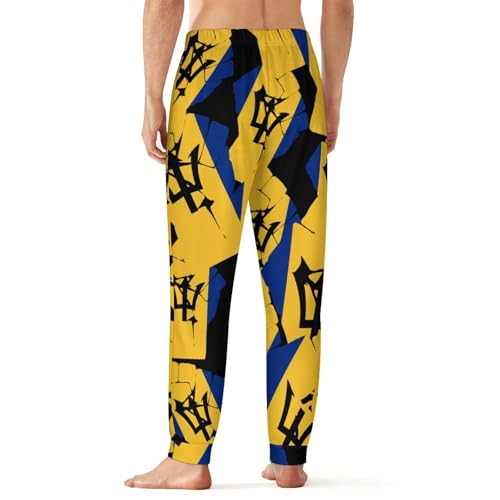 Barbados Barbadians Fist Men's Pajama Bottoms Sleep Lounge Soft Comfy Pants Sleepwear3
