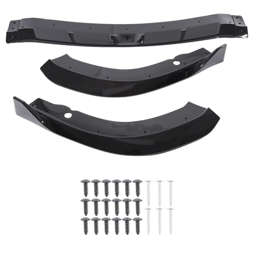 Front Bumper Lip Splitter for Chrysler 300C 300S, SRT Style,Glossy Black, 3 Pieces, 2015-2023 by ZXMOTO - Image 2