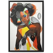 Canvas Print, Abstract Nude Painting Women, Framed Wall Art Decor, Multicolor Artwork, Home Office Decor, Nude@art, 32x48#8