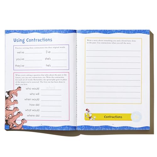 Dr. Seuss Workbook: Grade 3: 260+ Fun Activities with Stickers and More! (Language Arts, Vocabulary, Spelling, Reading Comprehension, Writing, Math, Multiplication, Science, SEL) (Dr. Seuss Workbooks) - Image 3