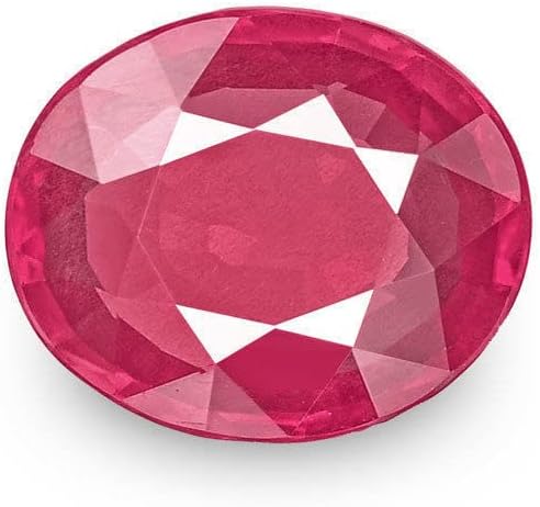 LMDPRAJAPATIS 2.50 Carat Natural AA++ Quality Ruby Manik Stone Original Earth Mind Certified Natural Loose Gemstone{Lab - Teseted}