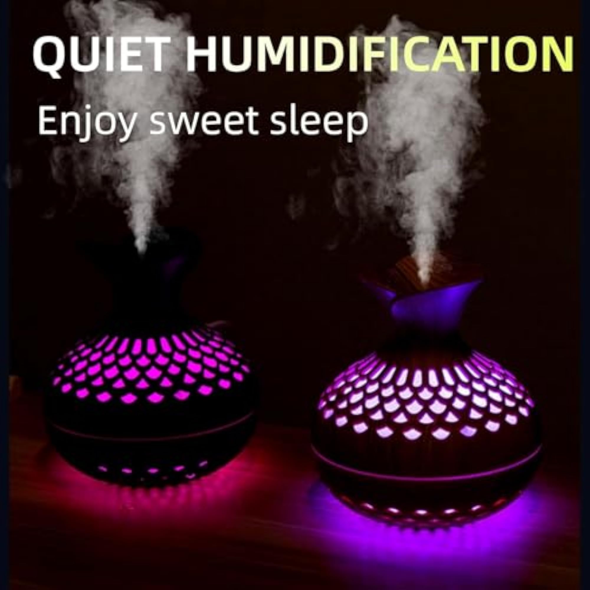 Colorful Mini Humidifier, Flower Shape Gift