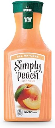 Simply Peach Juice Drink, 52 Fl Oz Bottle