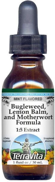 Terravita Thyroid Support Extracto Líquido de Glicerita (15) - Sabor a menta (1 oz, ZIN 523825)