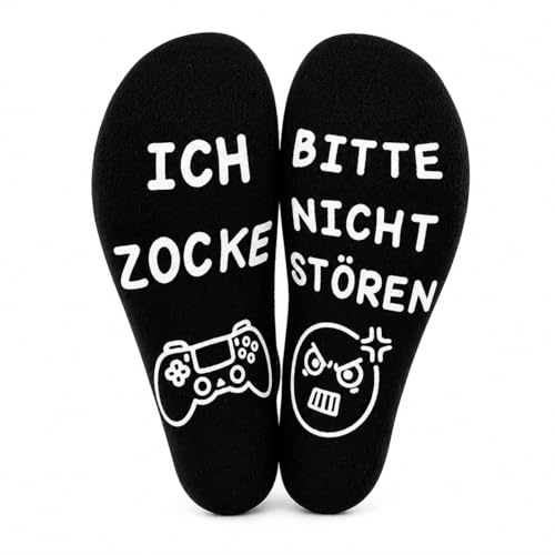 Lustige Gaming Socken Gamer Geschenk