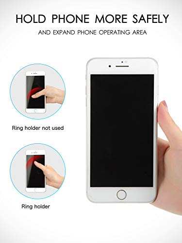 Weewooday 4 Pieces Disco Crystal Phone Grip Plastic Diamond Phone Holders Collapsible Phone Grip Holder Adhesive Foldable Expanding Finger Stand Holder Kickstand (White, Pink, Black, Rainbow) #TOP4
